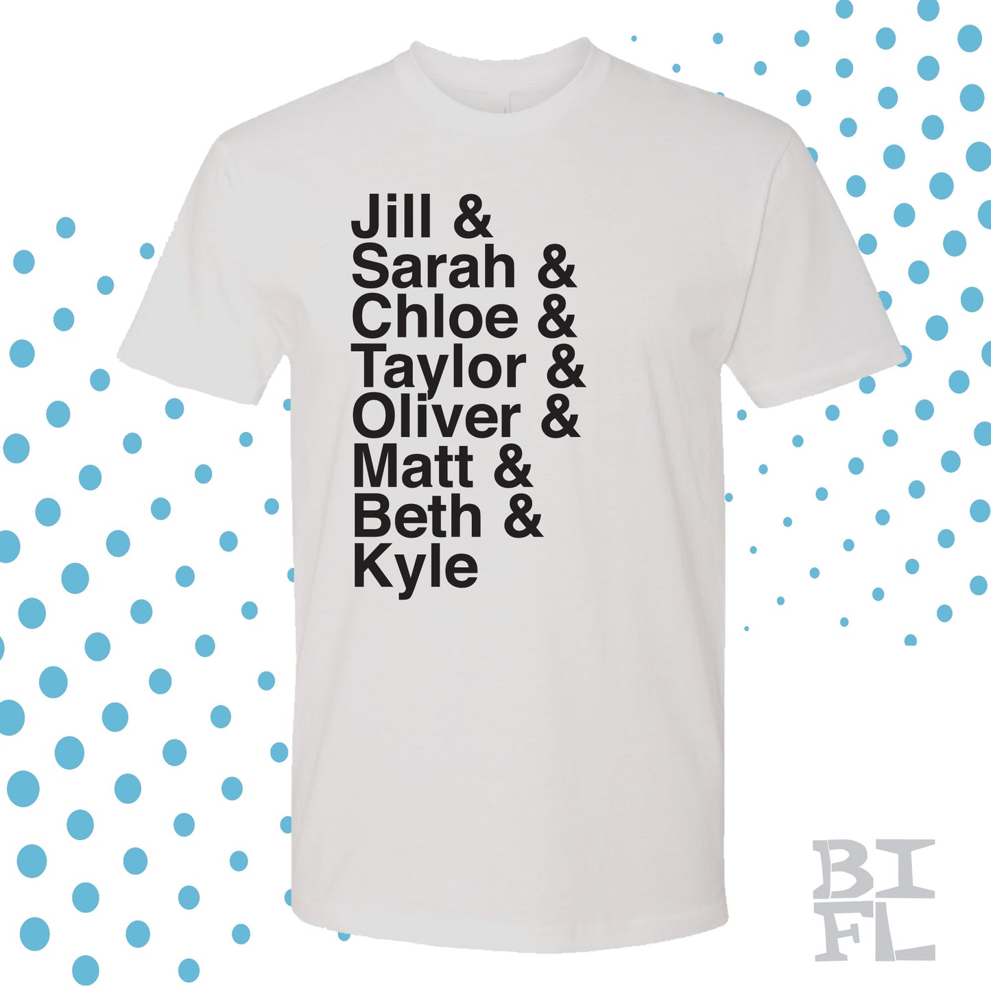 BIFL Name Tee - White