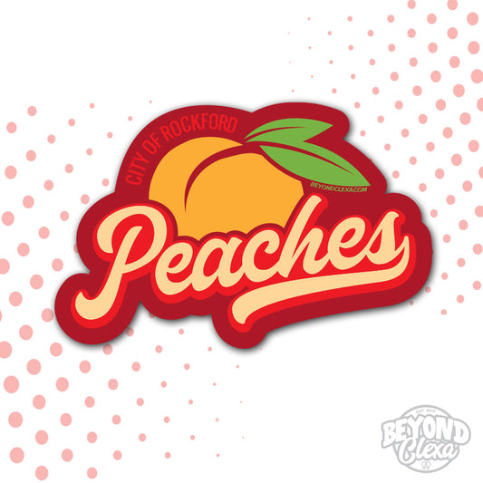Peaches - Vinyl Sticker