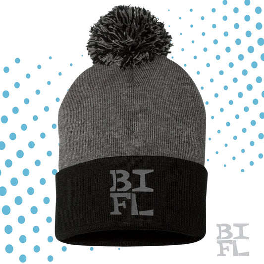 BIFL Logo Pom Beanie