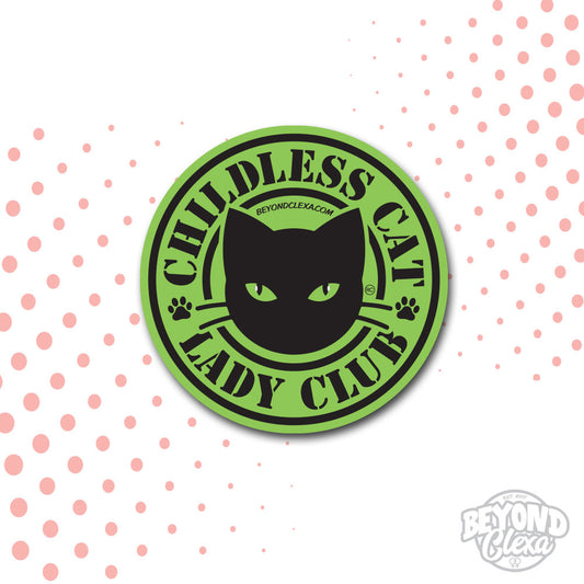 Childless Cat Lady Club - Vinyl Sticker