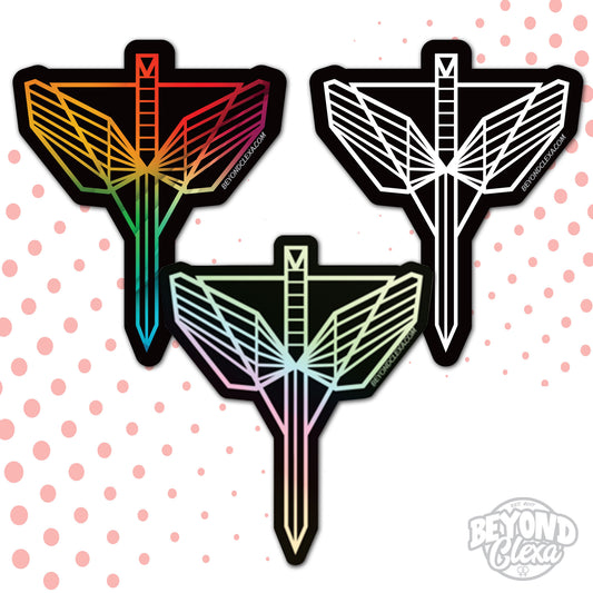 Angel, Shield and Champion - Vinyl Stickers