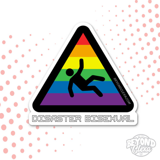 Disaster Bisexual - Vinyl Sticker