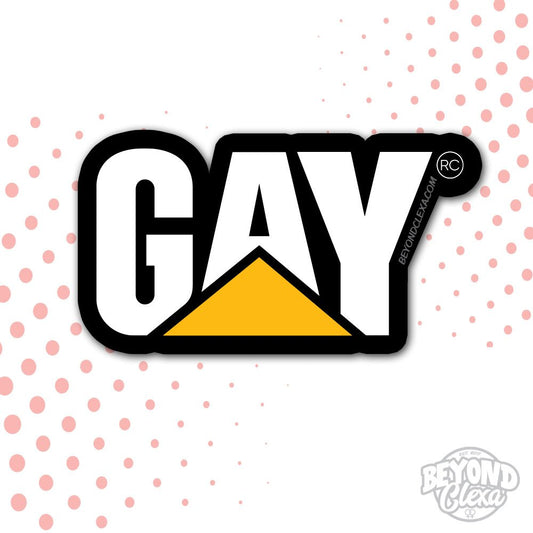 Gay Cat - Vinyl Sticker