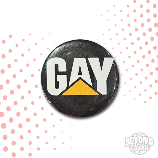 Gay Cat - Button